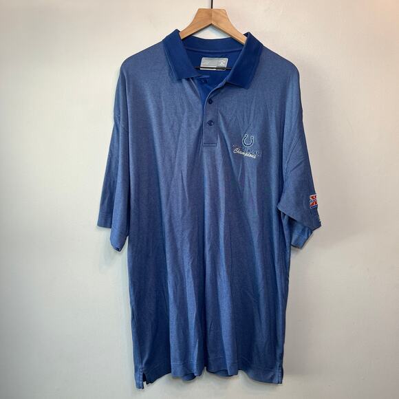 Cutter & Buck NFL Indianapolis Colts Super Bowl Champions Polo Shirt X-Large - Picture 1 of 8